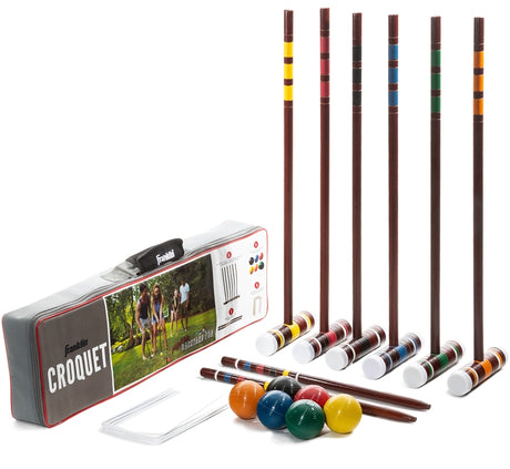 Franklin Sports 50211 Family Croquet Set, Wood Mallet