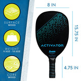 Franklin Sports Activator 52742 Paddle Ball Set, 8 Years and Up, Wood Racket