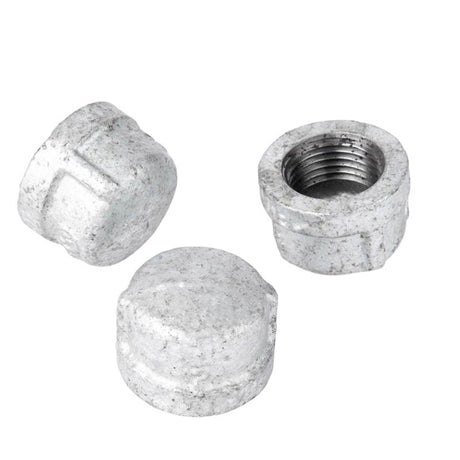 STZ Industries 1 in. FIP each Galvanized Malleable Iron Cap, Pack of 5