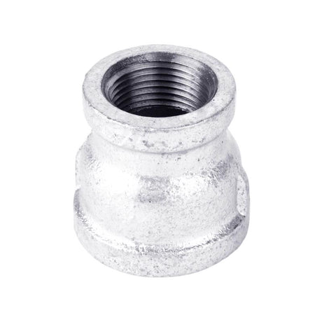 STZ Industries 3/8 in. FIP each X 1/4 in. D FIP Galvanized Malleable Iron Reducing Coupling, Pack of 5