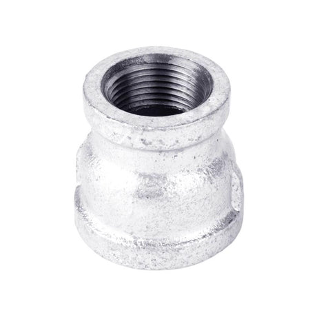 STZ Industries 1/2 in. FIP each X 3/8 in. D FIP Galvanized Malleable Iron Reducing Coupling, Pack of 5