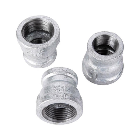 STZ Industries 1 in. FIP each X 3/4 in. D FIP Galvanized Malleable Iron Reducing Coupling, Pack of 5