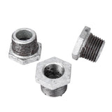 STZ Industries 1/2 in. MIP each X 3/8 in. D FIP Galvanized Malleable Iron Hex Bushing, Pack of 5