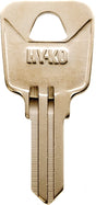 Hy-Ko 11010SS5 Key Blank, Stainless Steel, For: Sentry Safe Cabinet, House Locks and Padlocks, SS5 Key Number, Pack of 10
