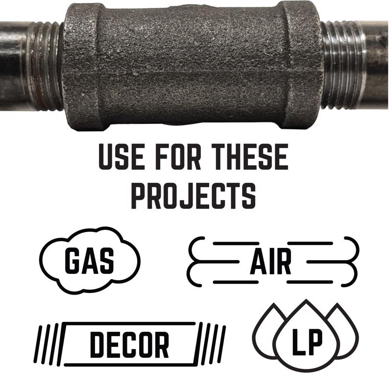 STZ Industries 3/4 in. FIP each Black Malleable Iron Cap, Pack of 5