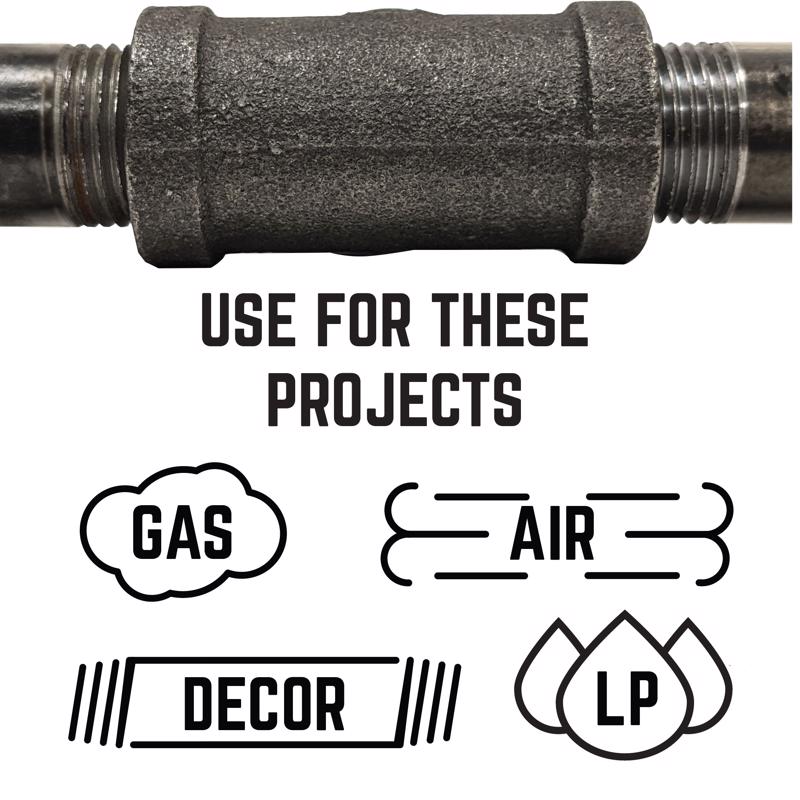 STZ Industries 1/2 in. MIP each Black Malleable Iron Plug, Pack of 5