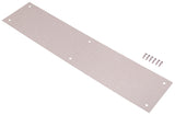 ProSource 32238TNB-PS Push Plate, Aluminum, Satin Nickel, 15 in L, 3-1/2 in W, 0.8 mm Thick