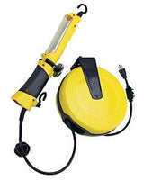 PowerZone ORCRTLLED526 Work Light, LED Lamp, 120 Lumens, 30 ft L Cord, Yellow