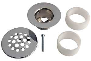 Danco 88795 Strainer Tub Drain, Brass, Chrome, For: Most Tub Drain Sizes