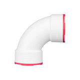 Charlotte Pipe ConnecTite Schedule 40 2 in. Hub X 2 in. D Hub PVC Bend Elbow 1 pk