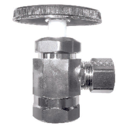 Ace FIP Compression Brass Angle Stop Valve