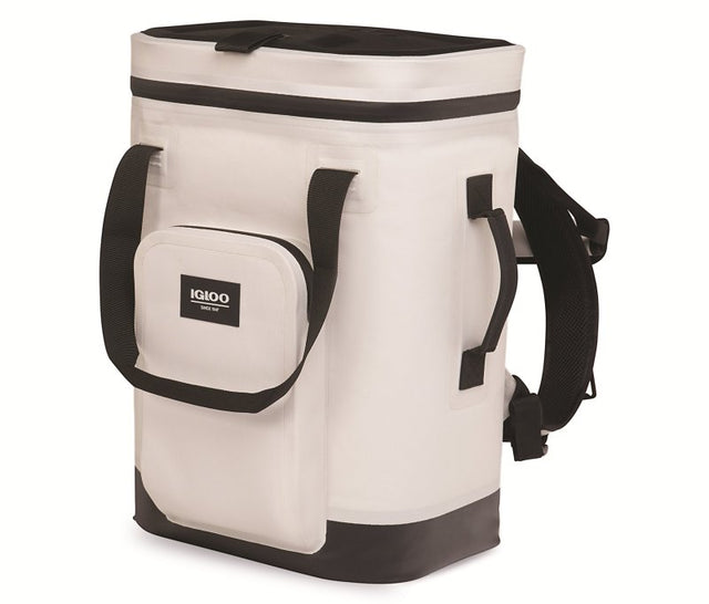 Igloo Trailmate Series 0062208 Heavy-Duty Cool Bag, 30 cm L, 36 cm W, 23 qt, EVA/HDPE/Polyester, Bone, Zipper