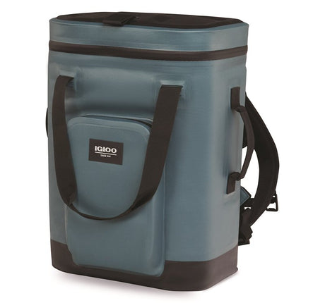 Igloo Trailmate Series 0062308 Heavy-Duty Cool Bag, 30 cm L, 36 cm W, 23 qt, EVA/HDPE/Polyester, Spruce, Zipper