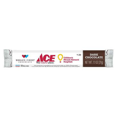 World's Finest Chocolate CMN Bar Dark Chocolate Candy Bar 1.1 oz, Pack of 60