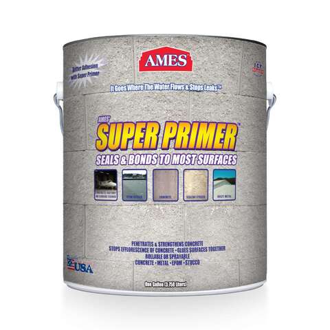 AMES Super Primer Semi-Clear Bonding Primer 1 gal, Pack of 4