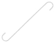 Landscapers Select GB0133L Extender S-Hook, 12 in H, Steel, White, Hanging Mounting