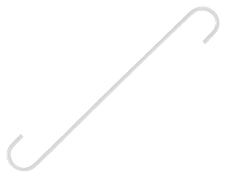Landscapers Select GB0133L Extender S-Hook, 12 in H, Steel, White, Hanging Mounting