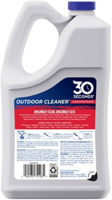 30 Seconds 1G30SJ Outdoor Cleaner, 1 gal Bottle, Liquid, Bleach, Light Yellow, Pack of 4