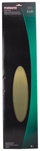 ProSource 32293BBD-PS Kick Plate, 34 in L, 8 in W, Aluminum