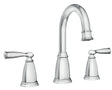 Moen Banbury Series 84947 Bathroom Faucet, 1.2 gpm, 2-Handle, 3-Faucet Hole, Metal, Chrome, Lever Handle