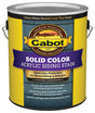 Cabot 800 Series 140.0000808.007 Solid Color Siding Stain, Natural Flat, Liquid, 1 gal, Can, Pack of 4