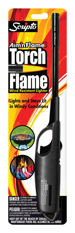 Scripto Aim'nFlame II Torch Flame Utility Lighter, Pack of 12