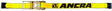 Ancra 500 Series 48987-20 Strap, 3 in W, 27 ft L, Polyester, Yellow, 5400 lb Working Load, Hook End