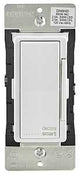 Leviton DH6HD-R02-2RW Dimmer, 1-Pole, 3-Way, 120 V, 60 Hz, HomeKit, Hardwired, Light Almond/White
