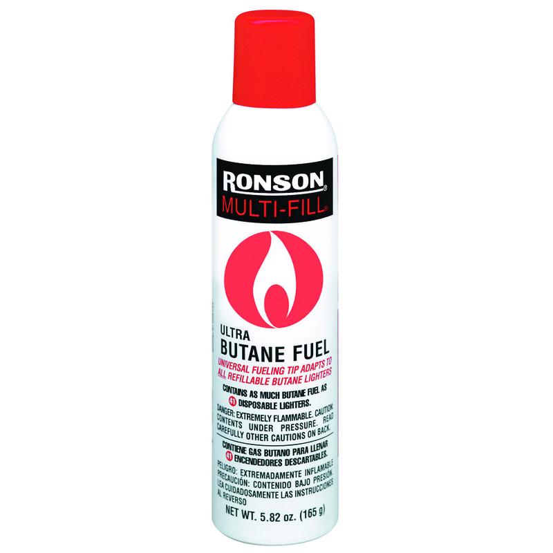 Ronson Multi-Fill Butane Fuel 1 pk, Pack of 12