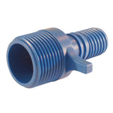 Apollo Blue Twister 3/4 in. Insert in to X 1 in. D MPT Polypropylene Irrigation Hose Adapter 1 pk