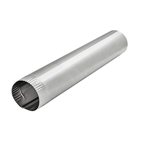 Lambro 427 Snap Lock Pipe, 4 in Dia, 60 in L, Aluminum