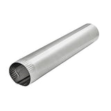 Lambro 427 Snap Lock Pipe, 4 in Dia, 60 in L, Aluminum