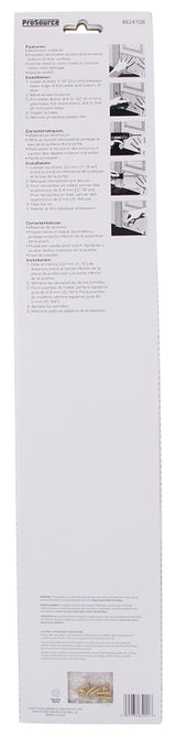 ProSource 32303BBD-PS Kick Plate, 30 in L, 6 in W, Aluminum