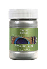 Modern Masters Metallic Paint Collection Satin Silver Water-Based Metallic Paint 6 oz