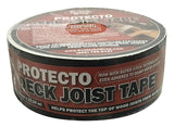 Protecto Wrap Deck Joist Tape Series 84490250SW Flashing Tape, 50 ft L, 2 in W, Poly Backing, Black