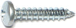 Midwest Fastener 03250 Screw, #10 Thread, Coarse Thread, Pan Head, Phillips Drive, Self-Tapping, Steel, 100/PK