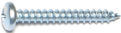 Midwest Fastener 03252 Screw, #10 Thread, Coarse Thread, Pan Head, Phillips Drive,Sharp Point, Steel, 100/PK