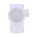 Charlotte Pipe Schedule 40 3 in. Hub X 3 in. D Hub PVC Sanitary Tee 1 pk