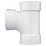 Charlotte Pipe Schedule 40 3 in. Hub X 3 in. D Hub PVC Sanitary Tee with Left Side Inlet 1 pk