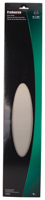 ProSource 32303TND-PS Kick Plate, 30 in L, 6 in W, Aluminum