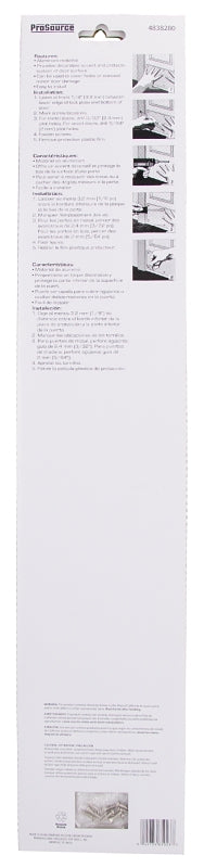 ProSource 32303TND-PS Kick Plate, 30 in L, 6 in W, Aluminum