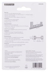 ProSource 20902BBB-PS Sash Lift, 3-7/8 in L Handle, Die-Cast Zinc, Polished Brass