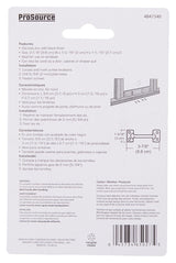 ProSource 20902PKB-PS Sash Lift, 3-7/8 in L Handle, Zinc, Black