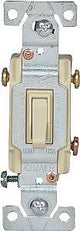 Eaton Wiring Devices 5223V-7V-BU Toggle Switch, 15 A, 120 V, Screw Terminal, Ivory