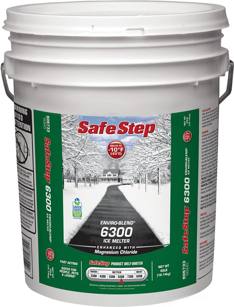 Safe Step 56840 Ice Melter, Crystalline Solid, White, 40 lb Pail