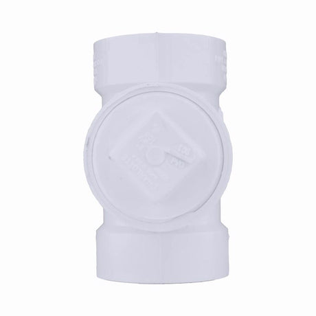 Charlotte Pipe 3 in. Hub X 3 in. D Hub PVC Cleanout Tee 1 pk