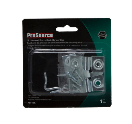 ProSource CL-498-PS Sash Hanger Set, Zinc