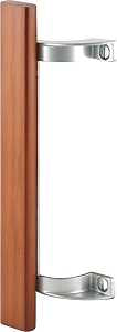 Prime-Line C 1189 Door Pull, Aluminum/Wood, Painted