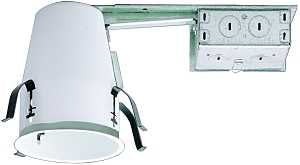 Halo H99RTAT Recessed Housing, 4 in Dia Recessed Can, Steel