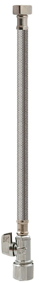 Keeney 2068PCPOLFL20K Quick Lock Valve, 5/8 in Connection, Compression, 125 psi, Stainless Steel Body, 160 deg F
